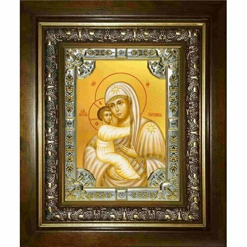 икона богородица достойно есть 18x24 см со стразами в деревянном киоте арт вк 2924 Икона Богородица Жировицкая, 18x24 см, со стразами, в деревянном киоте, арт вк-2875