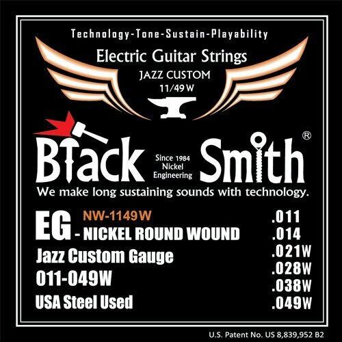 Струны для электрогитары BlackSmith NW-1149W 11-49 электрогитары jackson dkaf7 black