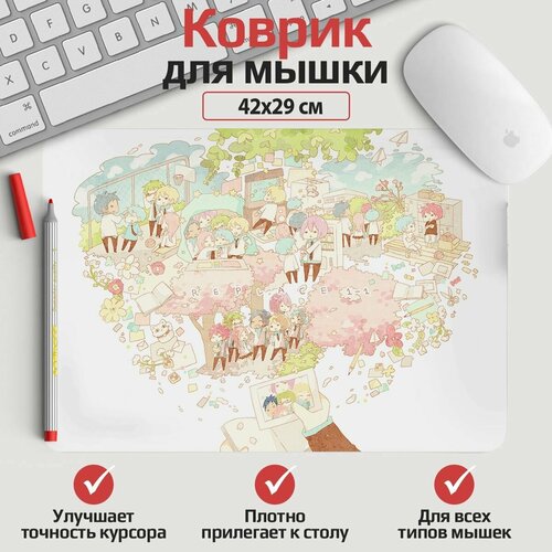 Коврик для мыши Баскетбол Куроко 42*29 см. Арт. KOW0510