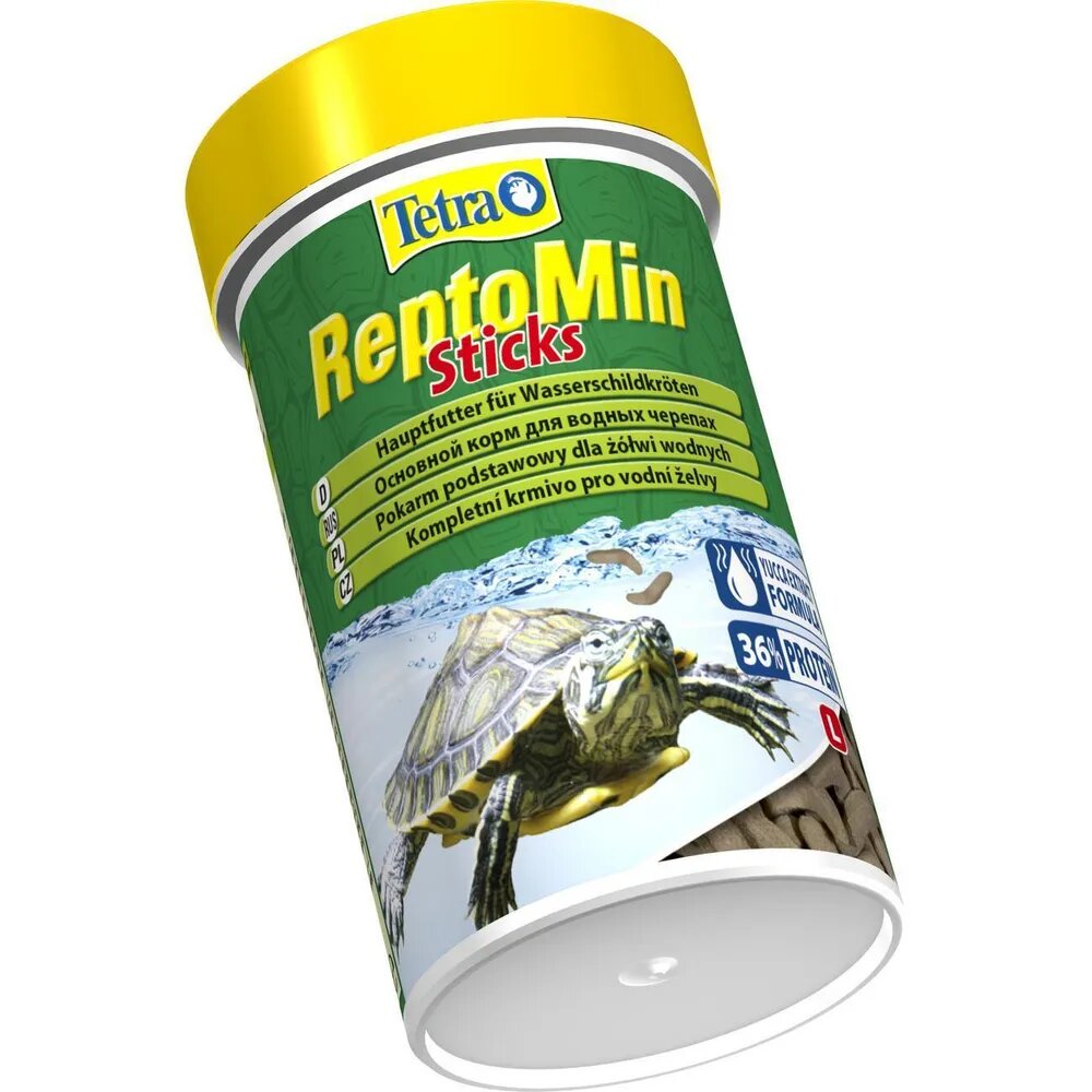 Корм Tetra ReptoMin Корм для водных черепах, палочки 100мл - фотография № 3