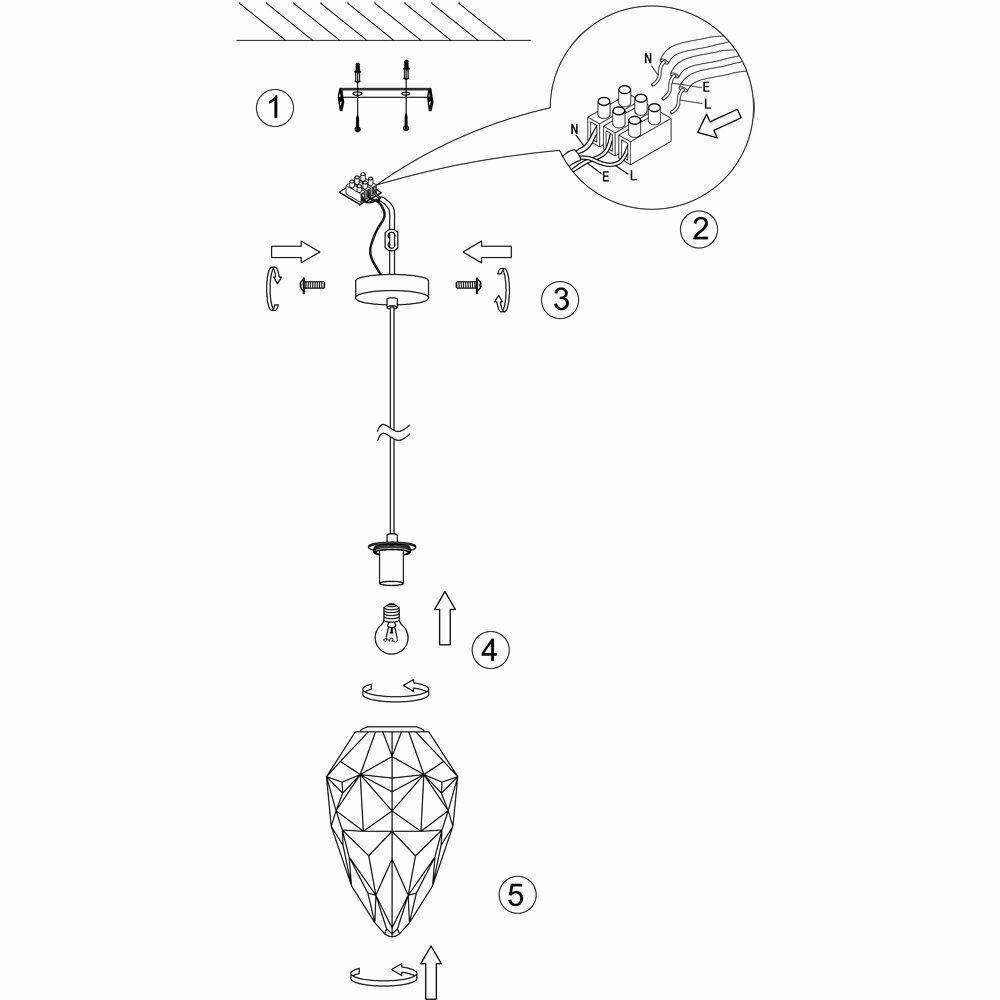 Подвесной светильник Maytoni Globo P052PL-01BL - фотография № 9