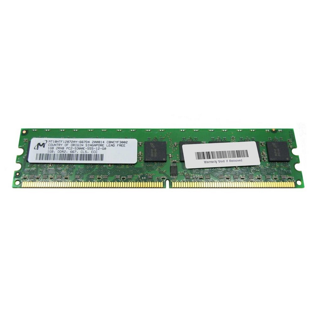 Модуль памяти MT18HTF12872AY-667D4, DDR2, 1 Гб для сервера ОЕМ
