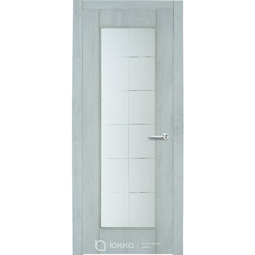 Межкомнатная дверь Юкка Квадро 1 со стеклом межкомнатная дверь cpl p11 1 luna magic fog bravo пвх плёнка со стеклом 900x2000