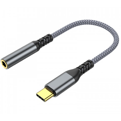 Кабель-адаптер Ks-is KS-392P USB Type C - AUX premium кабель с разъемом usb type c на 3 5 мм кабель aux с разъемом usb c на 3 5 мм аудиокабель с разъемом типа c адаптер для наушников для samsung galaxy s20 ultra