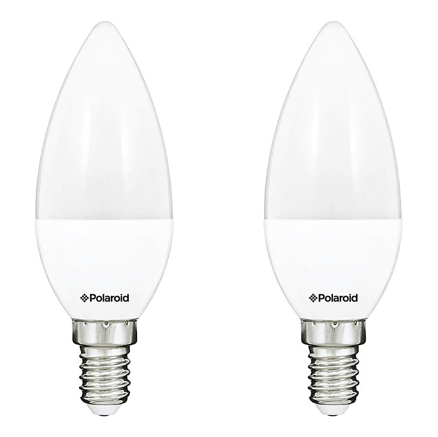фото Светодиодная лампа Polaroid 220V C37 5,5W 3000K E14 470lm (2 шт.)