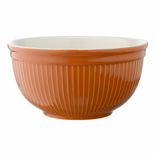 Миска Soft Ripples, 3 л, карамельная коричневый, оранжевый