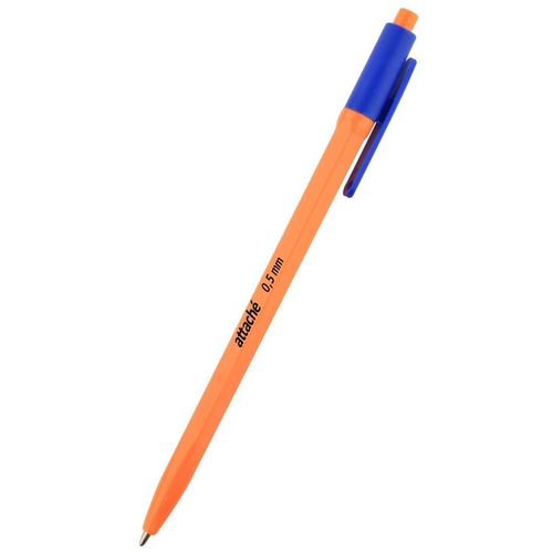 Attache Economy Ручка шариковая автоматическая Attache Economy, оранжевый корпус (синяя)