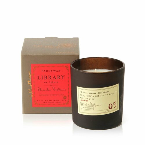 CHARLES DICKENS Средняя свеча в стекле, PaddyWax