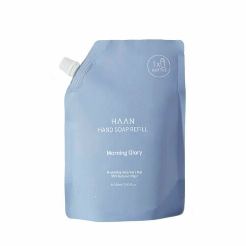 HAAN Жидкое мыло для рук с пребиотиками и Алоэ Вера Утренняя свежесть /HAND SOAP MORNING GLORY, в мягкой упаковке, 350 мл haan жидкое мыло для рук с пребиотиками и алоэ вера крепкая маргарита hand soap margarita spirit в мягкой упаковке 350 мл