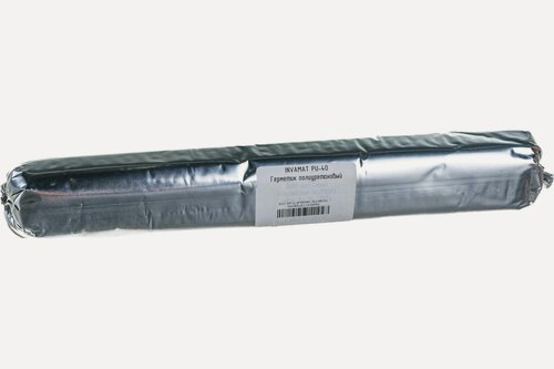 Изображение товара Герметик INVAMAT PU40, полиуретановый, устойчивый к УФ, серый, 600мл
