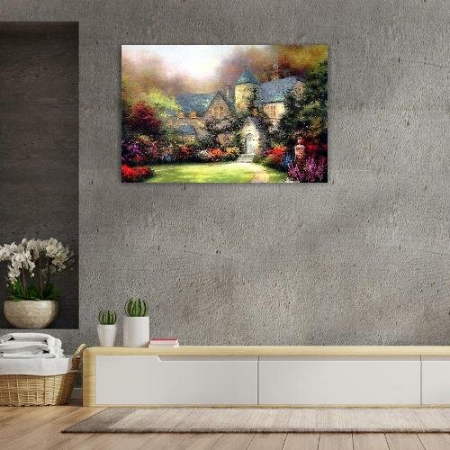 Картина на холсте 40x60 Альянс Лес "Томас Кинкейд пейзаж 144" на подрамнике / интерьер/ декор