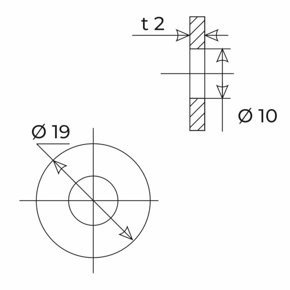 Прокладка силиконовая пищевая MPF 1/2" 3 шт.