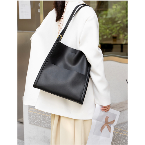 фото Сумка тоут сумка_женская_маленькая, фактура гладкая, матовая, черный bosov