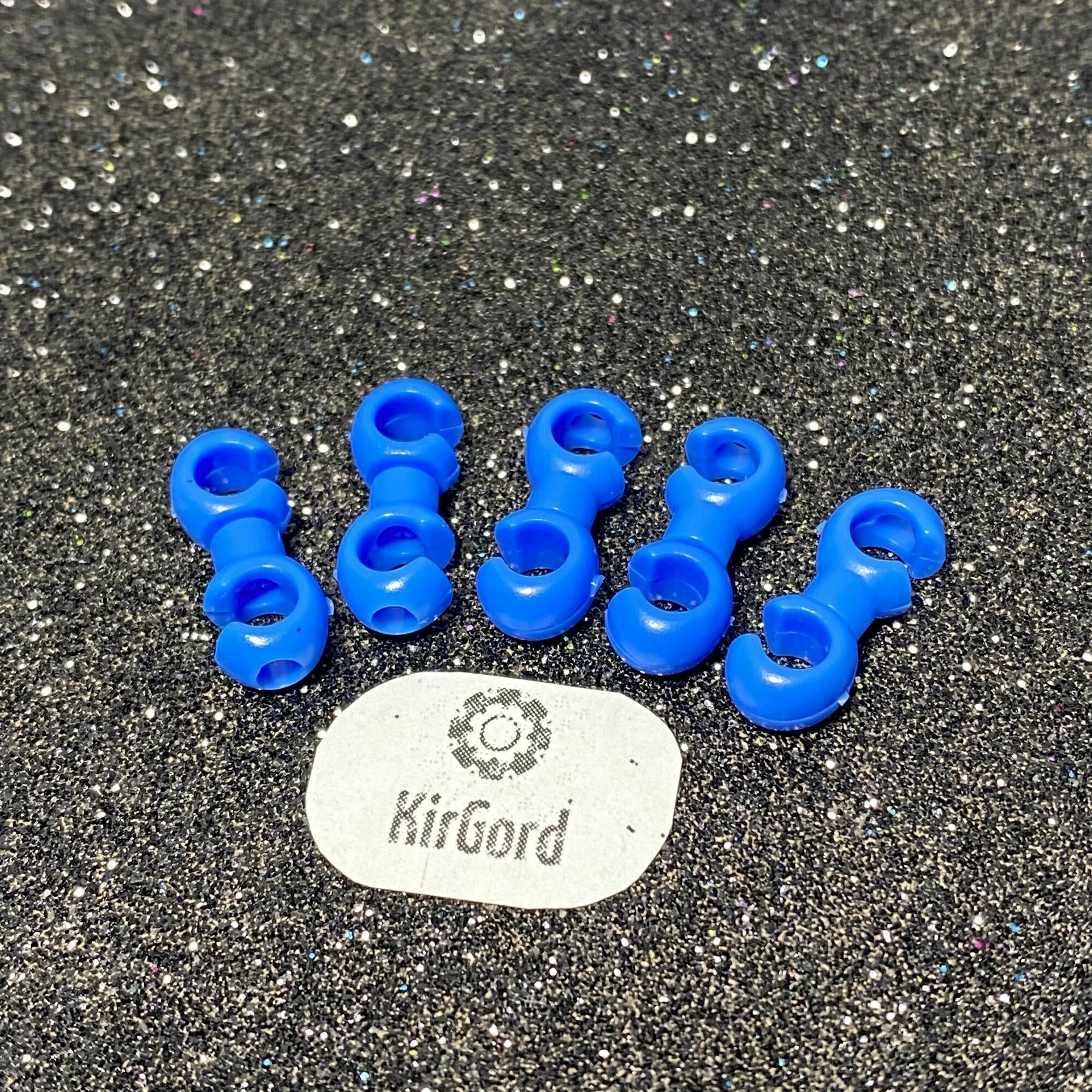 фото Фиксатор S-образный, для рубашек тросов велосипеда, цвет красный, 5шт.