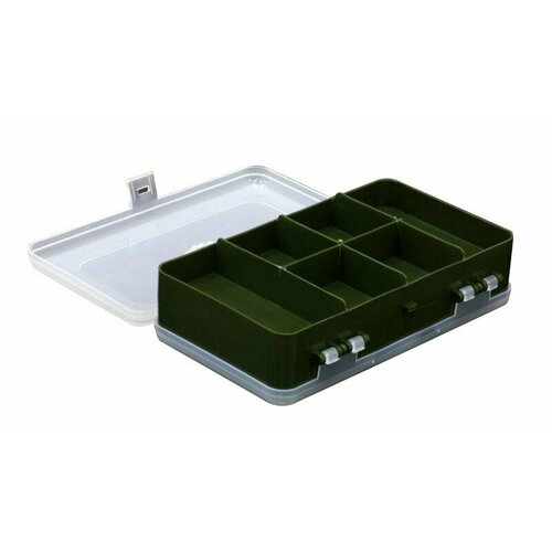 Коробка Три Кита ТК-32 (19 х 11.2 х 5см), 2-х сторонняя (6+5 отд.)