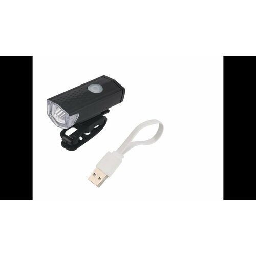 Фара передняя алюминиевая USB кабель, 800 mAh, CREE LED, 300 Lum, 3 режима работы