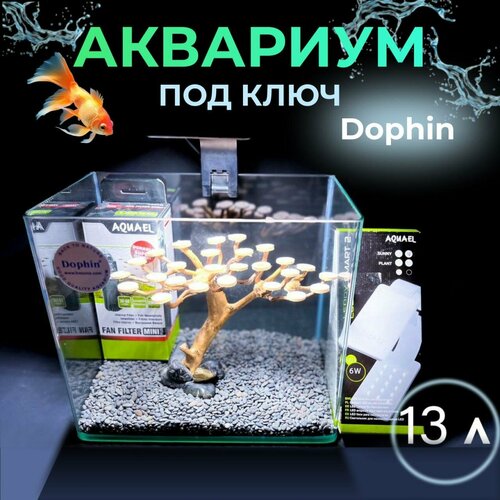 Аквариум Dophin под ключ 21 л