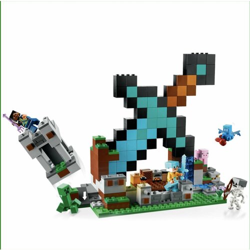 Конструктор Майнкрафт Застава Меча minecraft 427 детали конструктор lego minecraft 21244 застава меча 427 дет