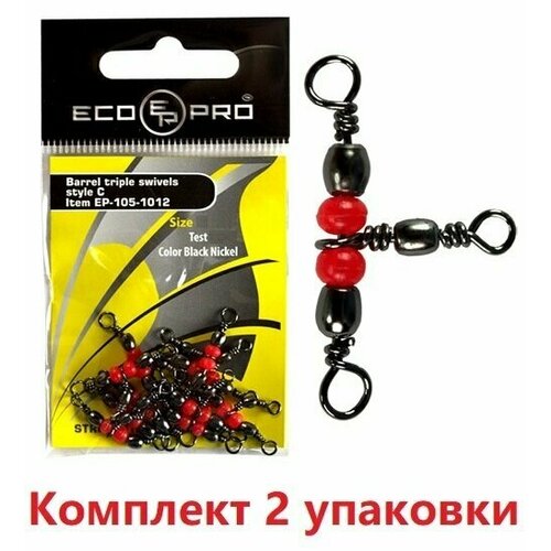 вертлюг для рыбалки ecopro ep 303 10 2упк по 10шт Вертлюг для рыбалки ECOPRO EP-105-1416 ( 2упк. по 10шт.)