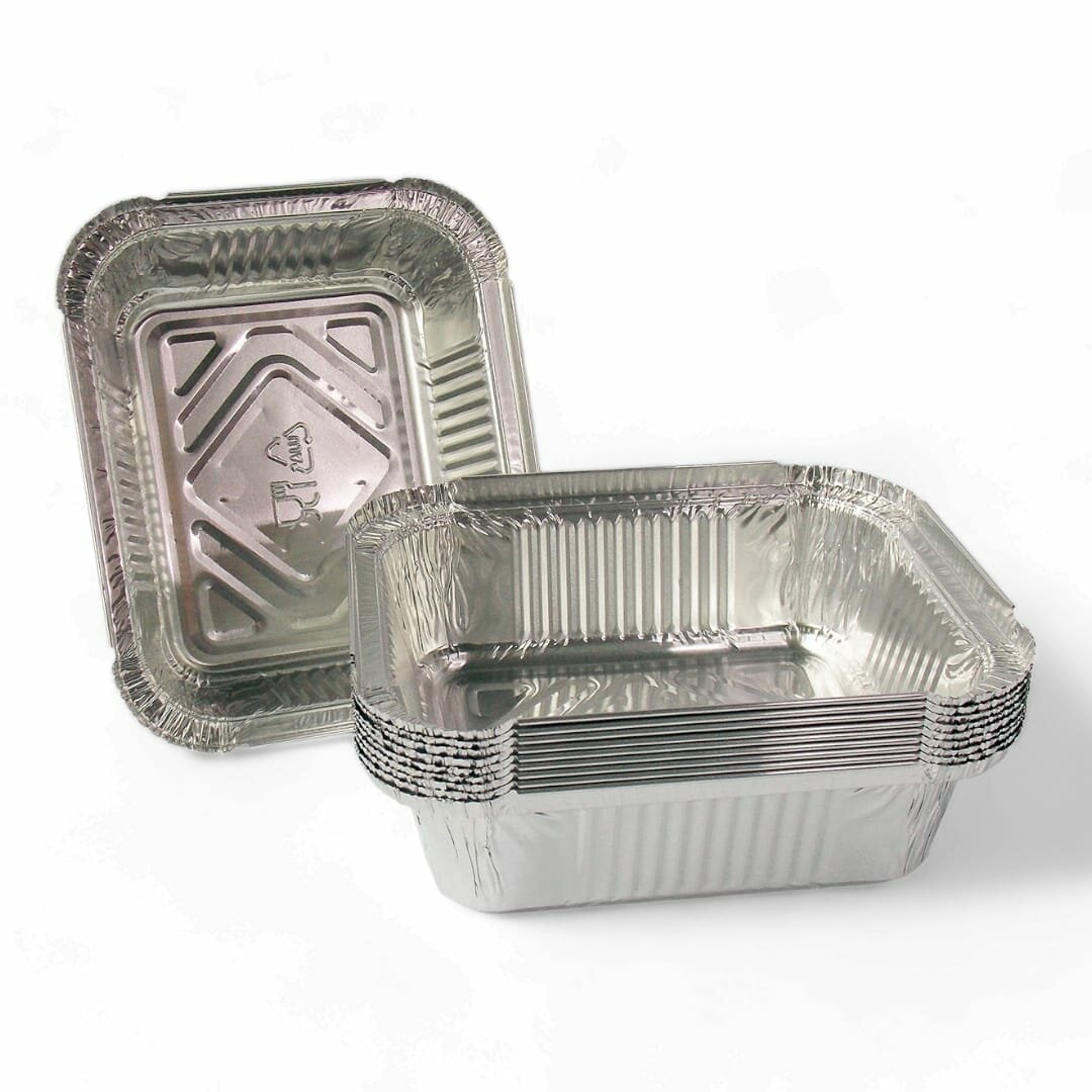 фото Алюминиевая форма 127х102х34мм, 250мл 10 шт+крышка