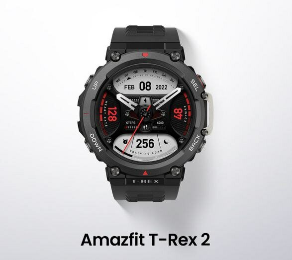 Умные часы Amazfit T-Rex 2, черные