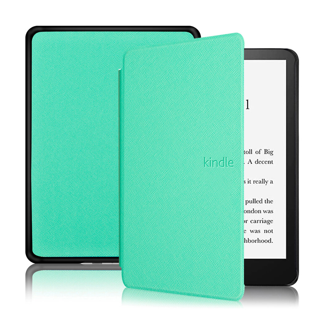 Электронная книга Amazon Kindle PaperWhite 2021 16Gb Ad-Supported Agave Green с обложкой ReaderONE PaperWhite 2021 Light Green