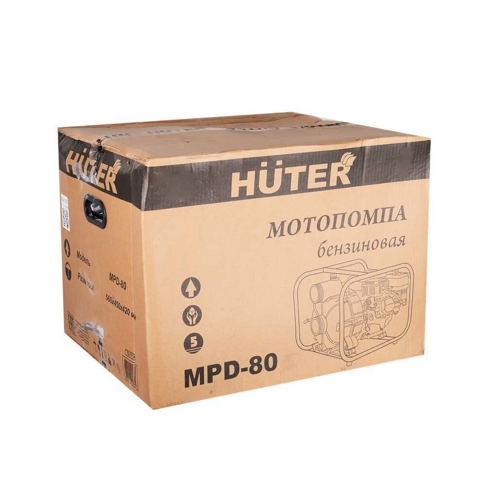 Huter Мотопомпы MPD-80 Мотопомпа 70 11 4 - фотография № 12