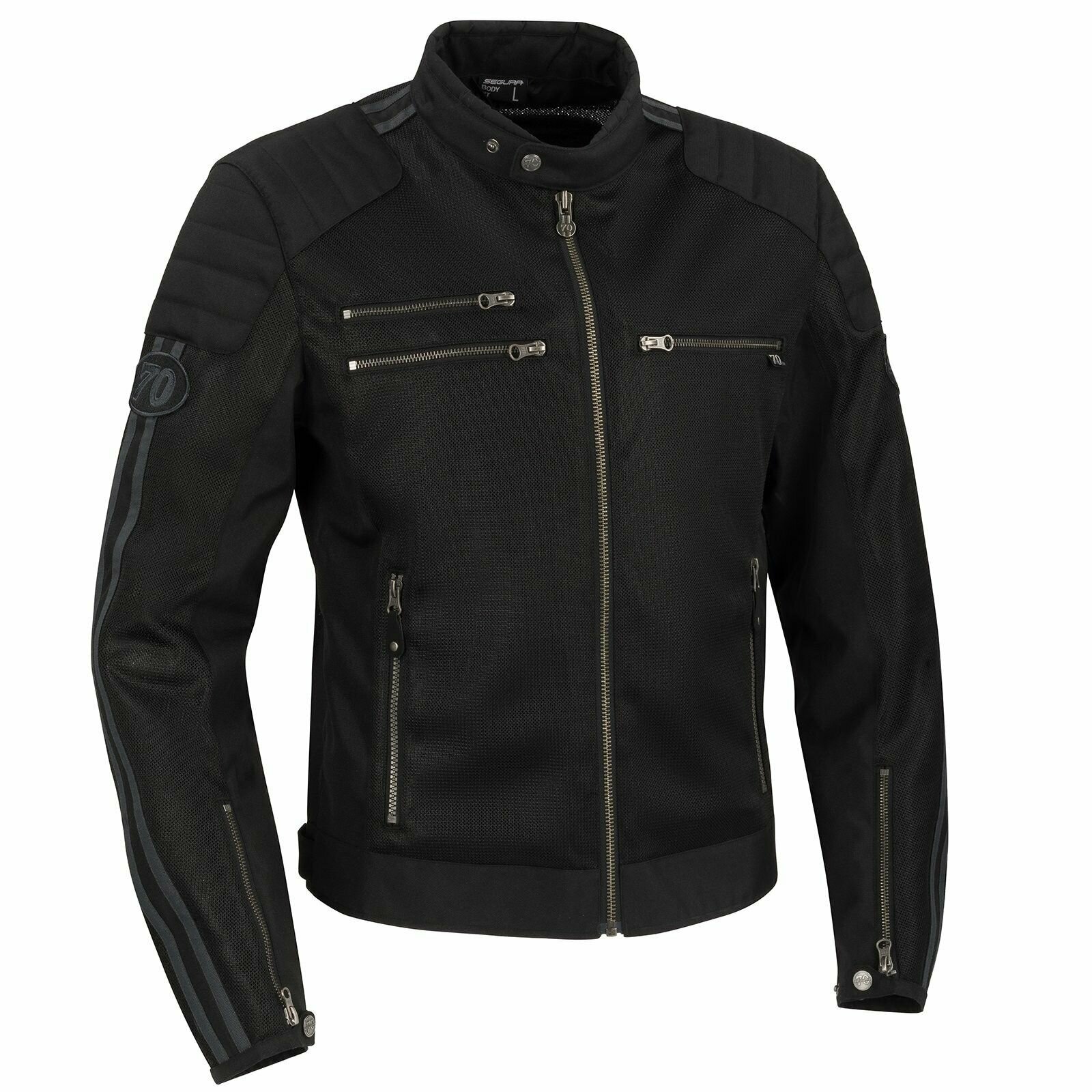Мотокуртка мужская летняя текстильная Segura VENTURA VENTED Black/Grey, XXL
