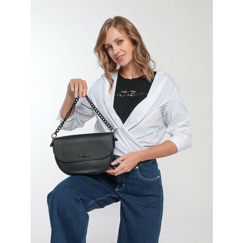 фото Сумка седло baden 23.2-7809005, фактура зернистая, черный