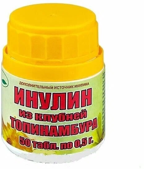 Изображение Инулин В-Мин, для поджелудочной железы, гомеопатический, 50 табл, Россия от 2 штук