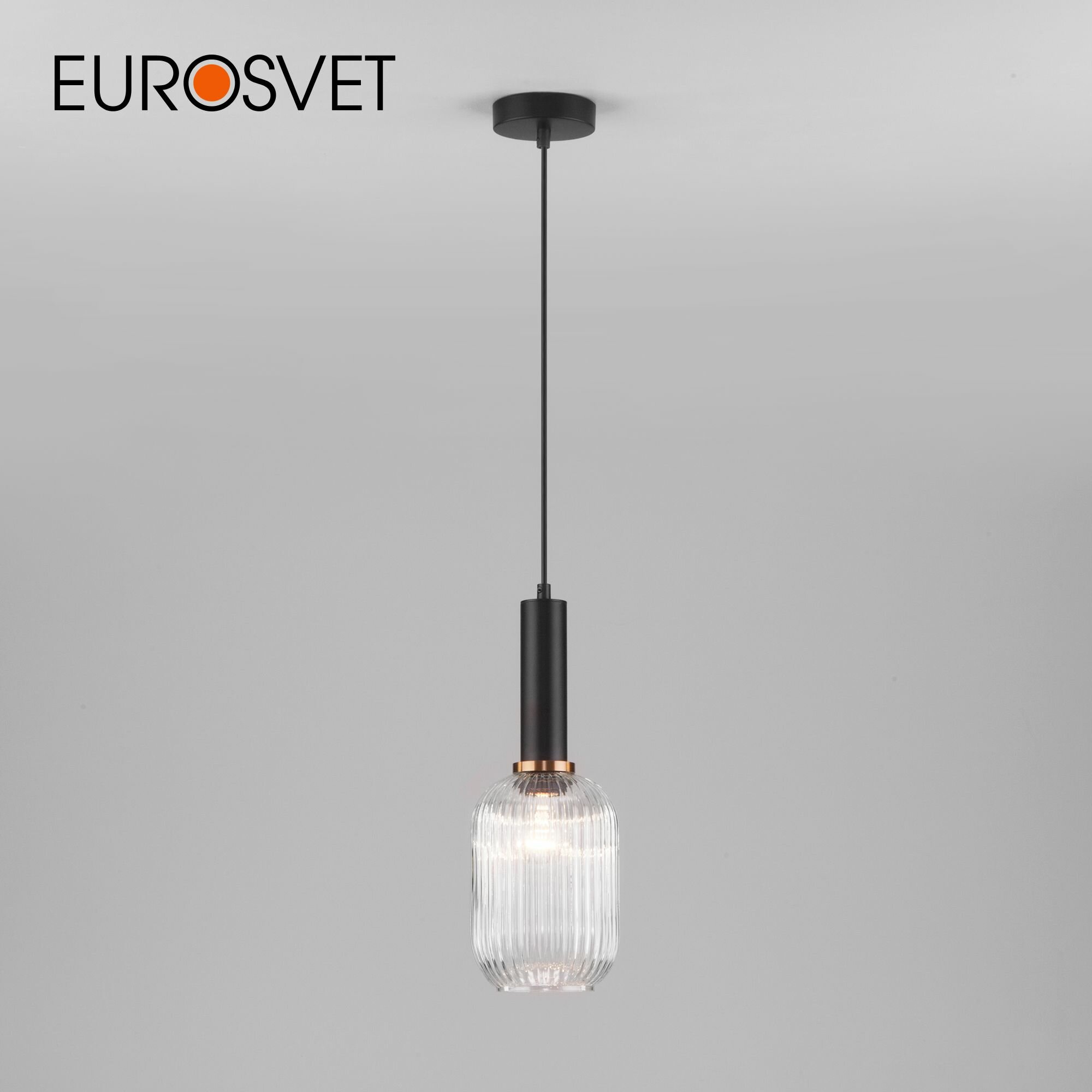 Подвесной светильник Eurosvet Bravo 50181/1 прозрачный IP20
