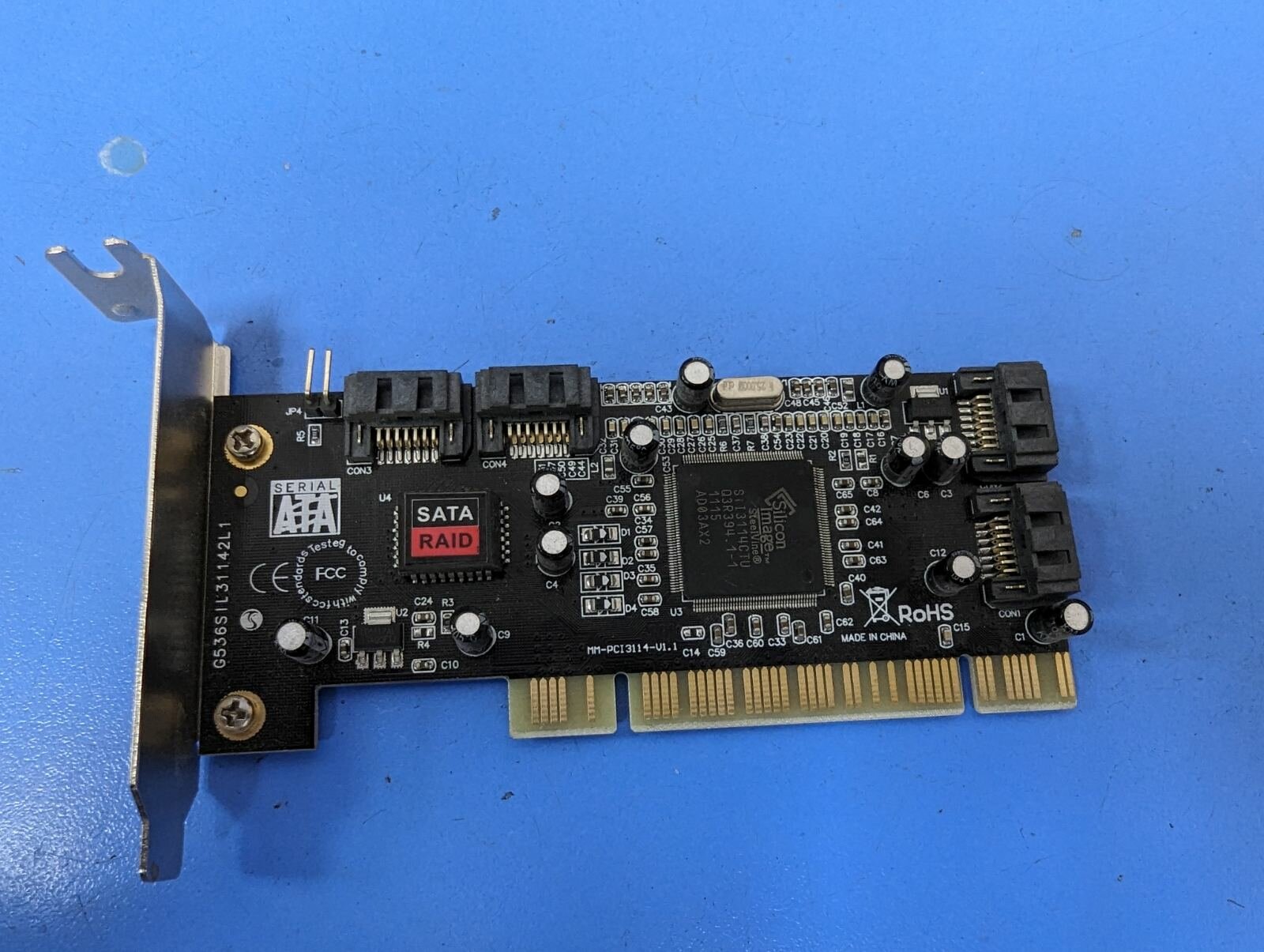 SATA 4x Internal port Controller RAID Card, MM-SA3114-4IR5