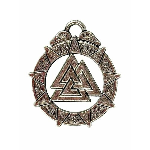 Подвеска Валькнут, серебристый