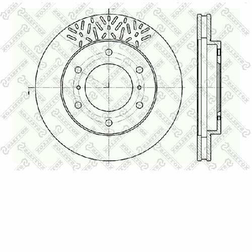 Тормозной диск перед. 60203033VSX stellox 1шт