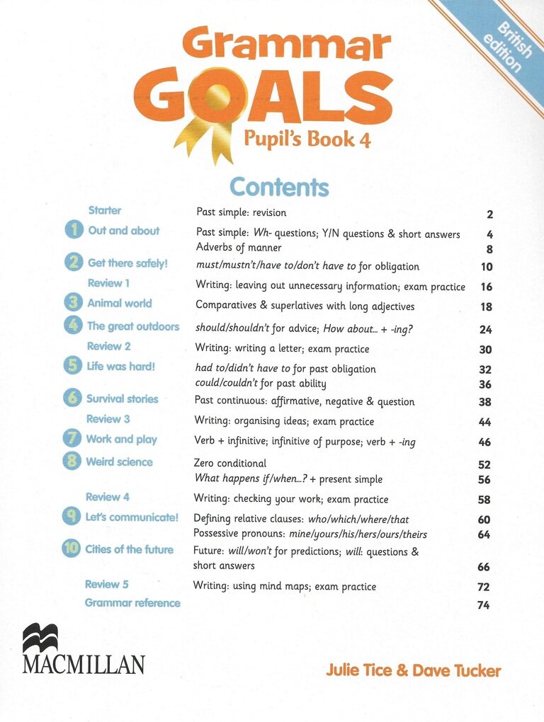 Grammar Goals 4 Pupil's Book with E-Book - фото №3