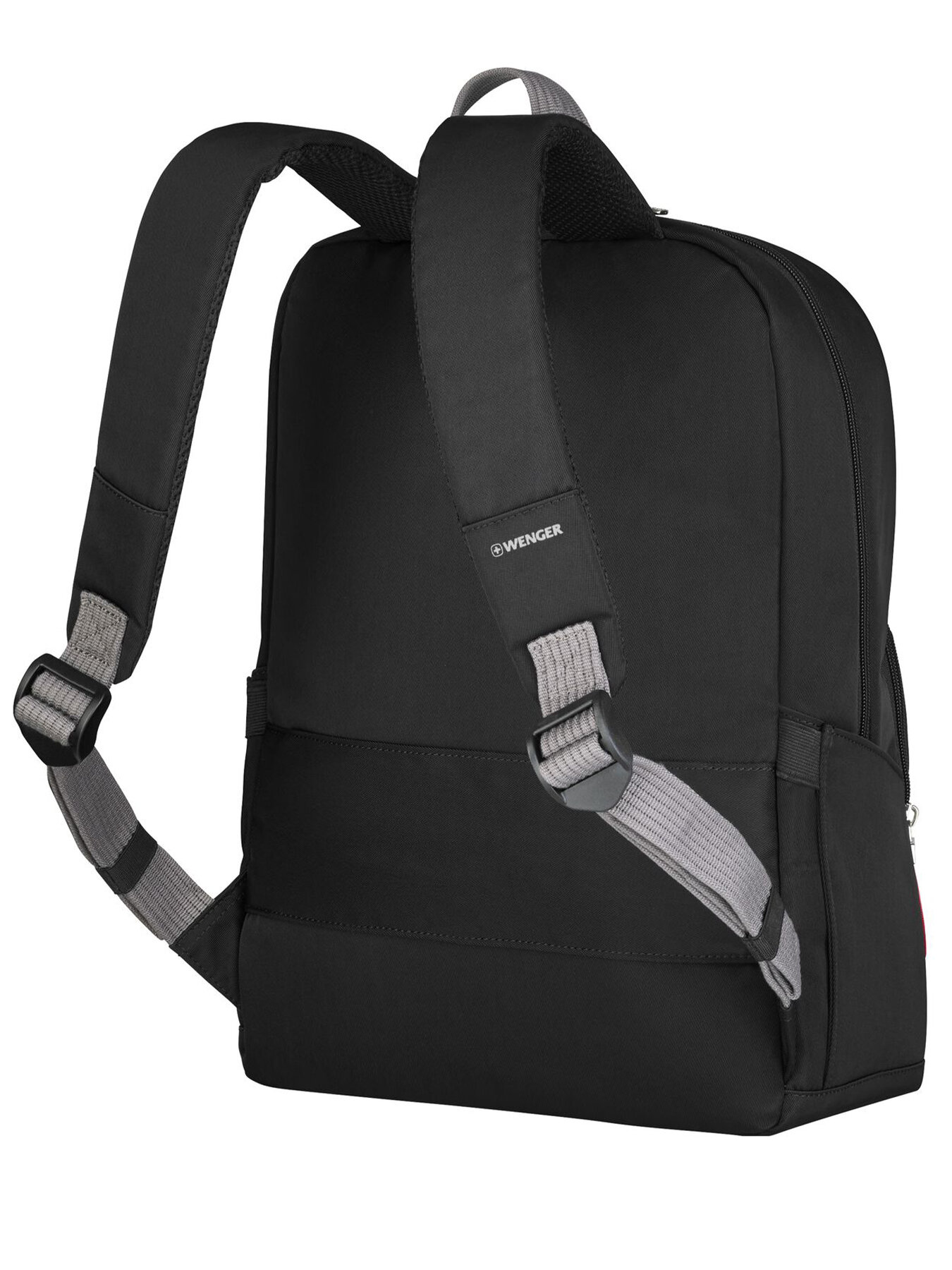 Рюкзак WENGER Motion 15.6", черный, нейлон, 31x17x42 см, 20 л