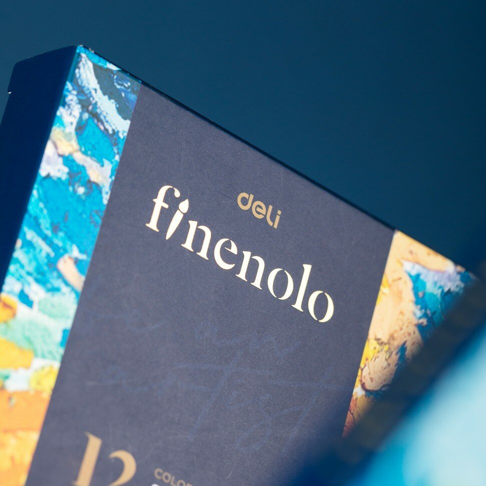 Набор пастели масляная Finenolo 24 цвета в картонной упаковке - фото №12
