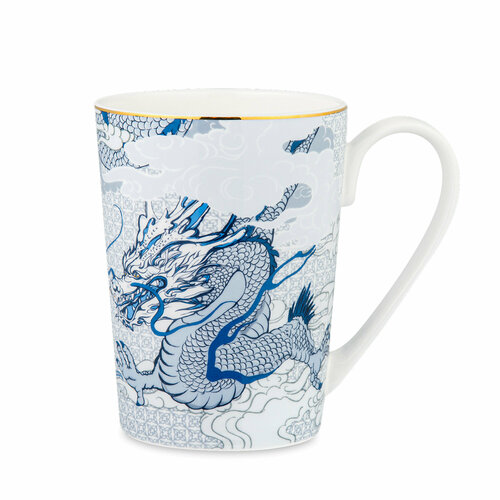 Кружка Decor de table 540 мл фарфор белый синий DT4013 Волшебный Дракон 4400₽