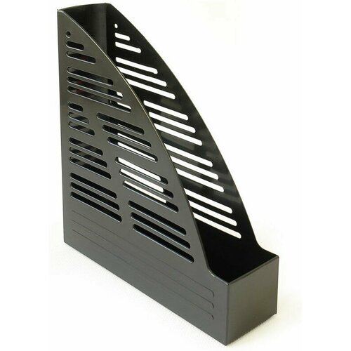 Лоток вертикальный Buro Премиум 285x240x70мм черный пластик 990₽