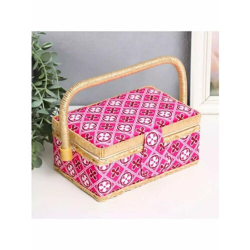 Шкатулка для рукоделия Геометрия в цветах 95х195х13 см 1508₽