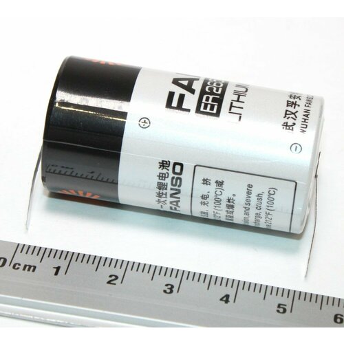 ER26500HT Батарейка FANSO 36V 85 Ah Li-SOCl2 размер C плоские радиальные выводы электротовар 2429₽