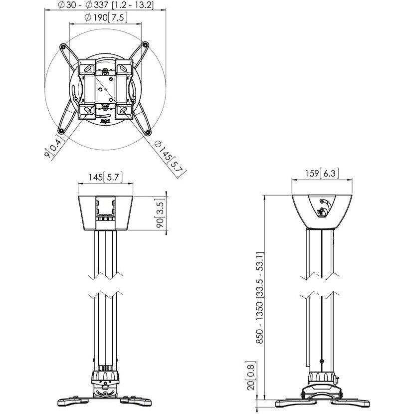 Кронштейн для проектора Vogels PPC 1585W — фото 1