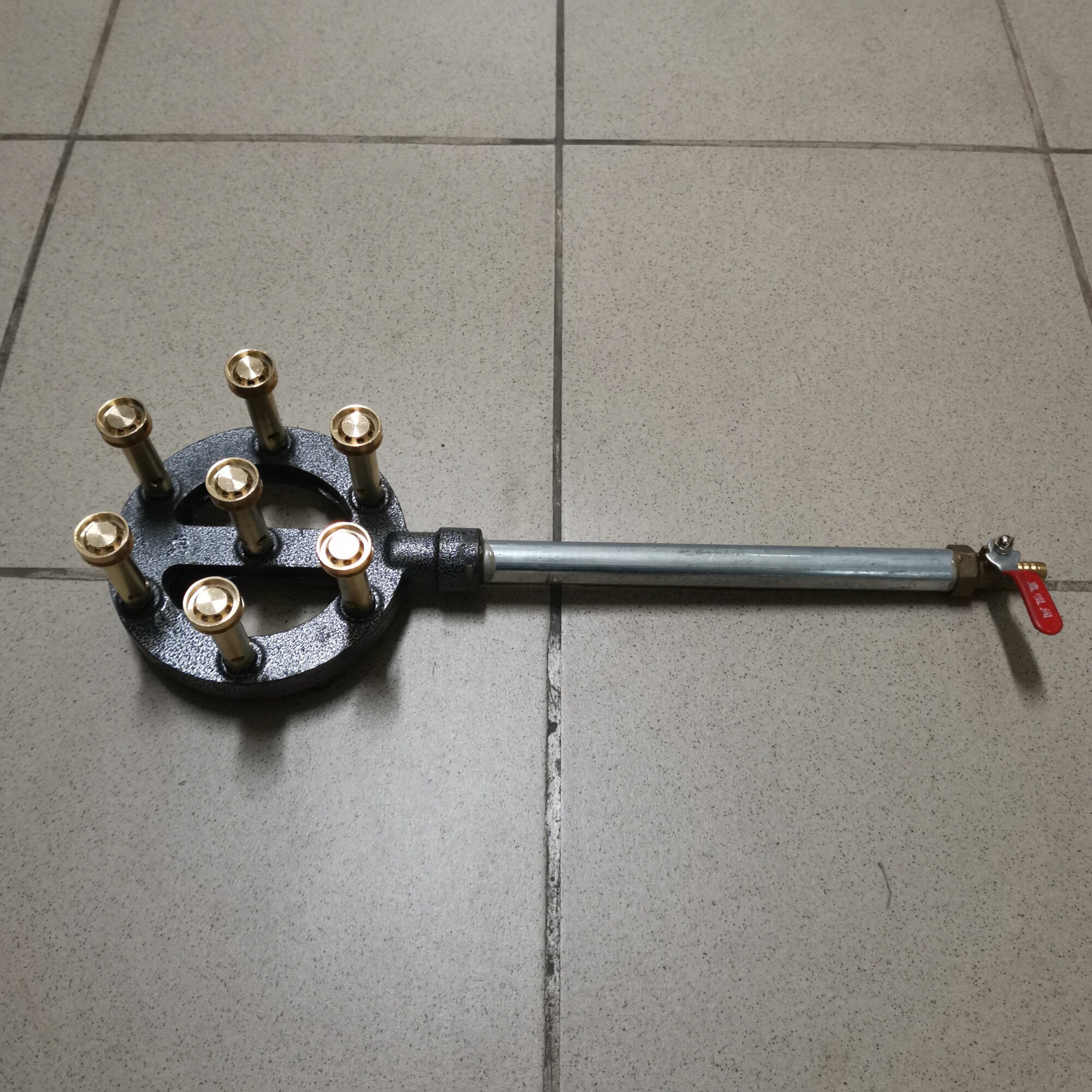 фото Газовая горелка 18 кВт для казана и wok №03, 7 сопел