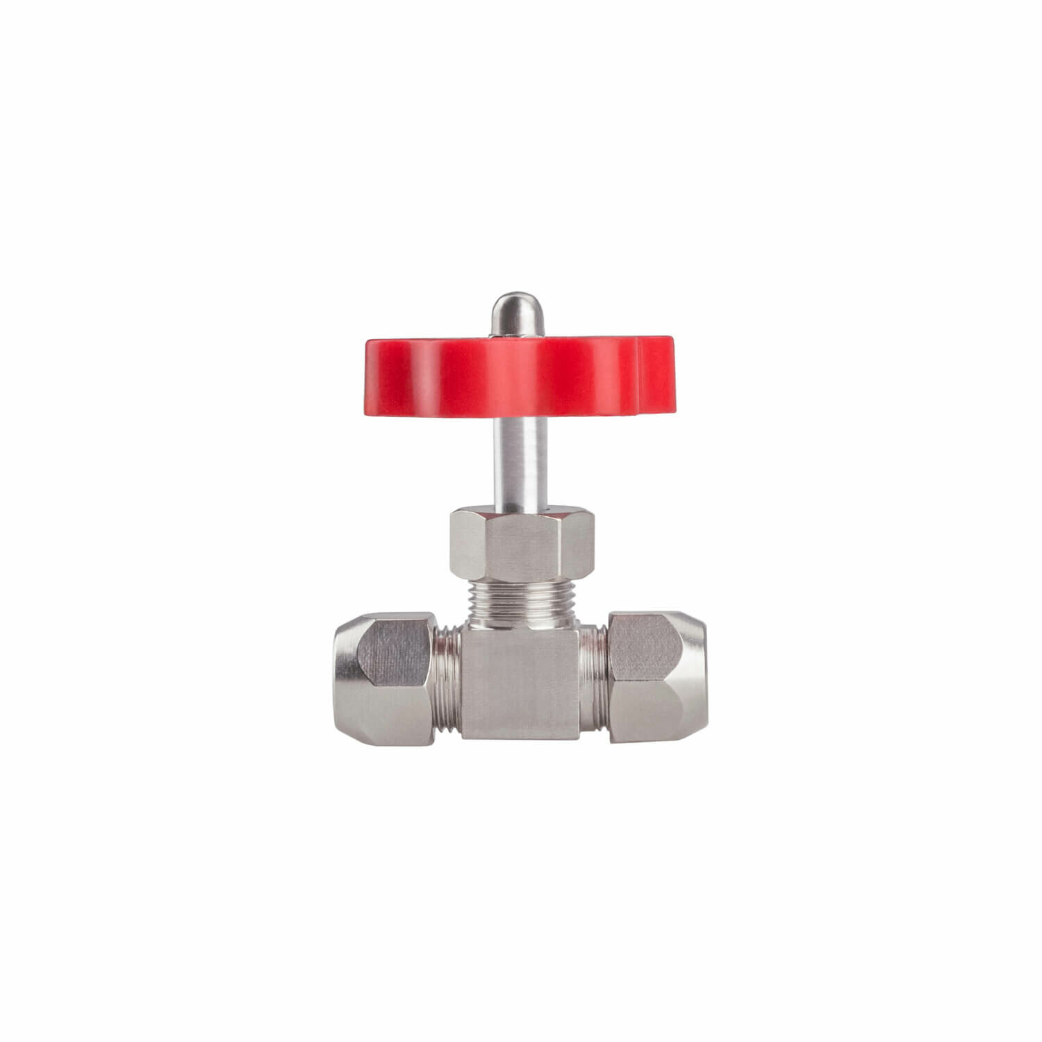 фото Кран латунный игольчатый, 8 мм