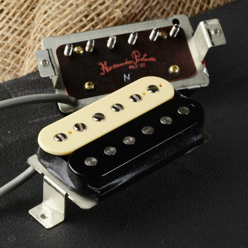 Alexander Pribora 1959 Vintage PAFLP CR/BL хамбакеры без крышек с отсечкой