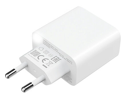 Сетевое зарядное устройство 33ВТ / СЗУ для телефона 33W / + кабель TYPE-C/USB A / Белый — фото 1