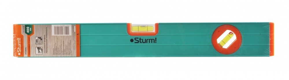 Уровень 400 мм 3 глазка Sturm! 2015-02-400