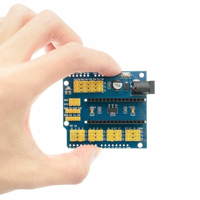 A05 Sensor Shield Плата расширения с Arduino Nano на Arduino Uno с дополнительными разъемами PLS — фото 1