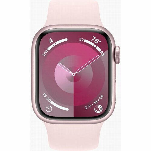 Умные часы Apple Watch Series 9 41 мм Aluminium Case GPS Light Sport Band - ML Pink розовый 49900₽
