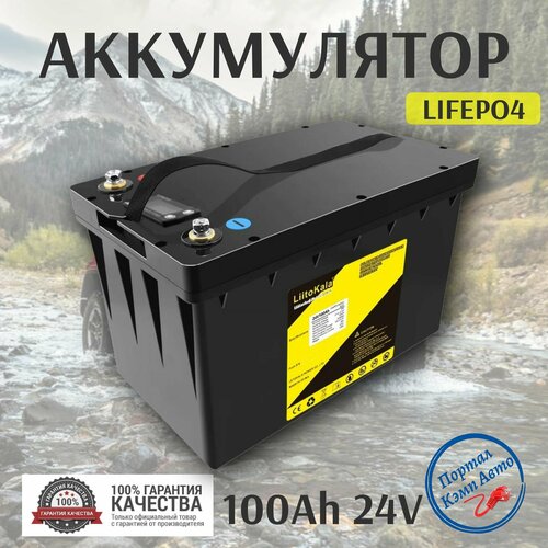 Аккумулятор внешний аккумулятор Liitokala литий-железо-фосфатный Lifepo4 100Ah 24v 59980₽